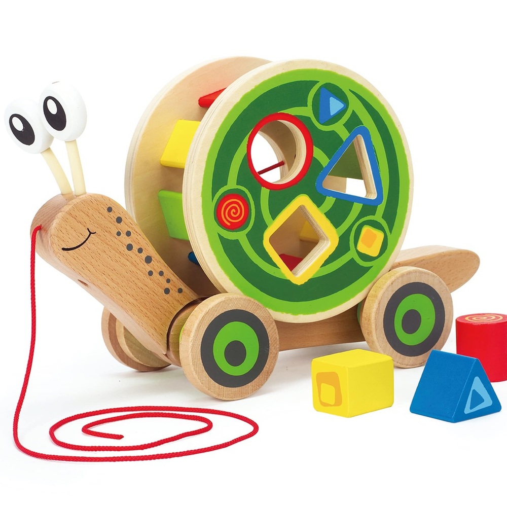 Hape Walk-A-Long Snail Toy